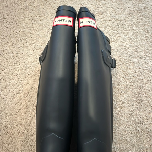 Hunter Women's Original Back Adjustable Tall Rain Boots - Picture 3 of 7
